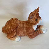 White Rock Studio Clay Orange Tabby Cat