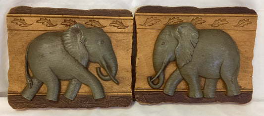 Pair of Home Interior Elephant Pictures