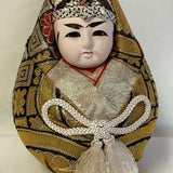 6” Vintage Japanese Hime - Daruma Kimono Doll