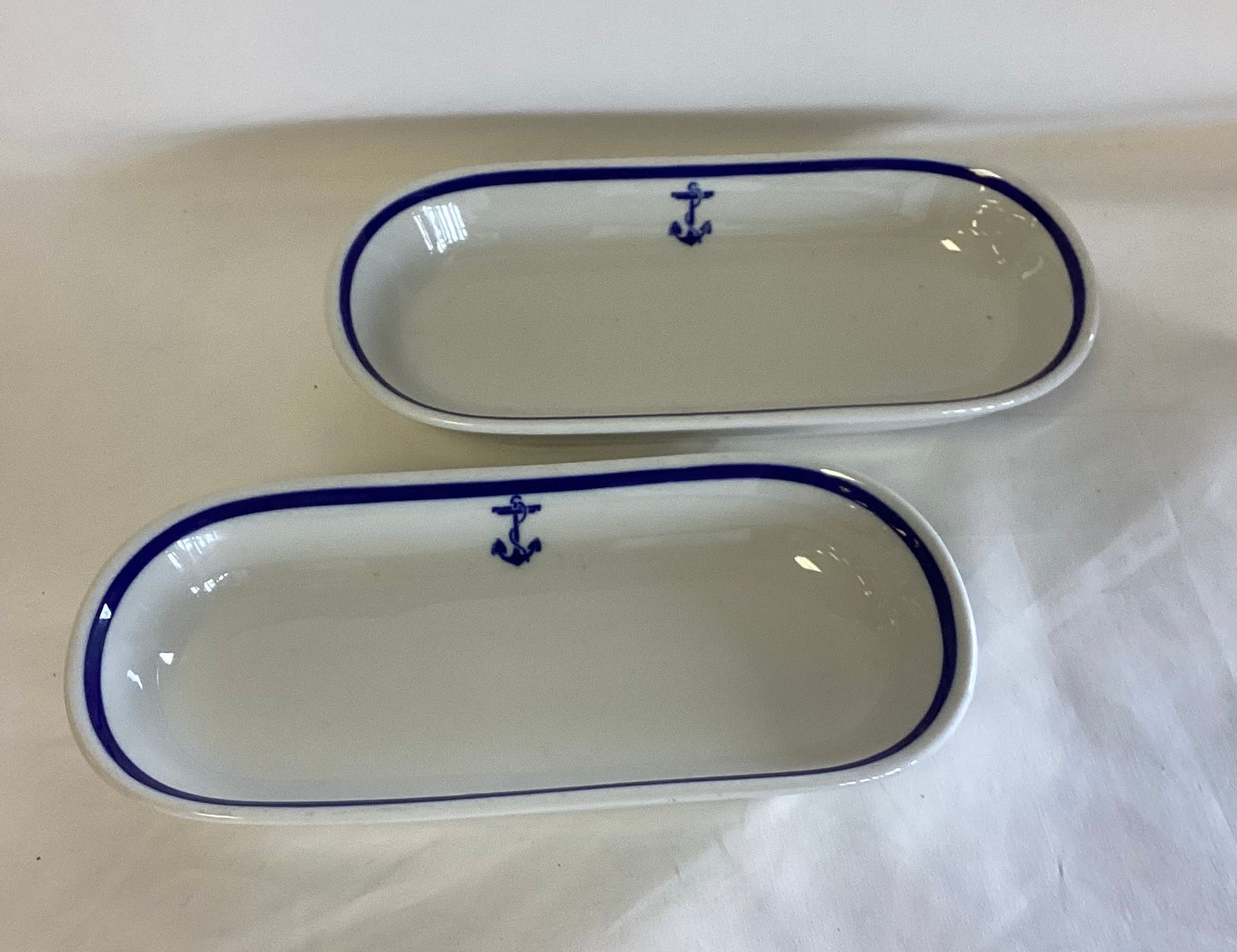 Pair of Vintage Mayer Celery Dishes