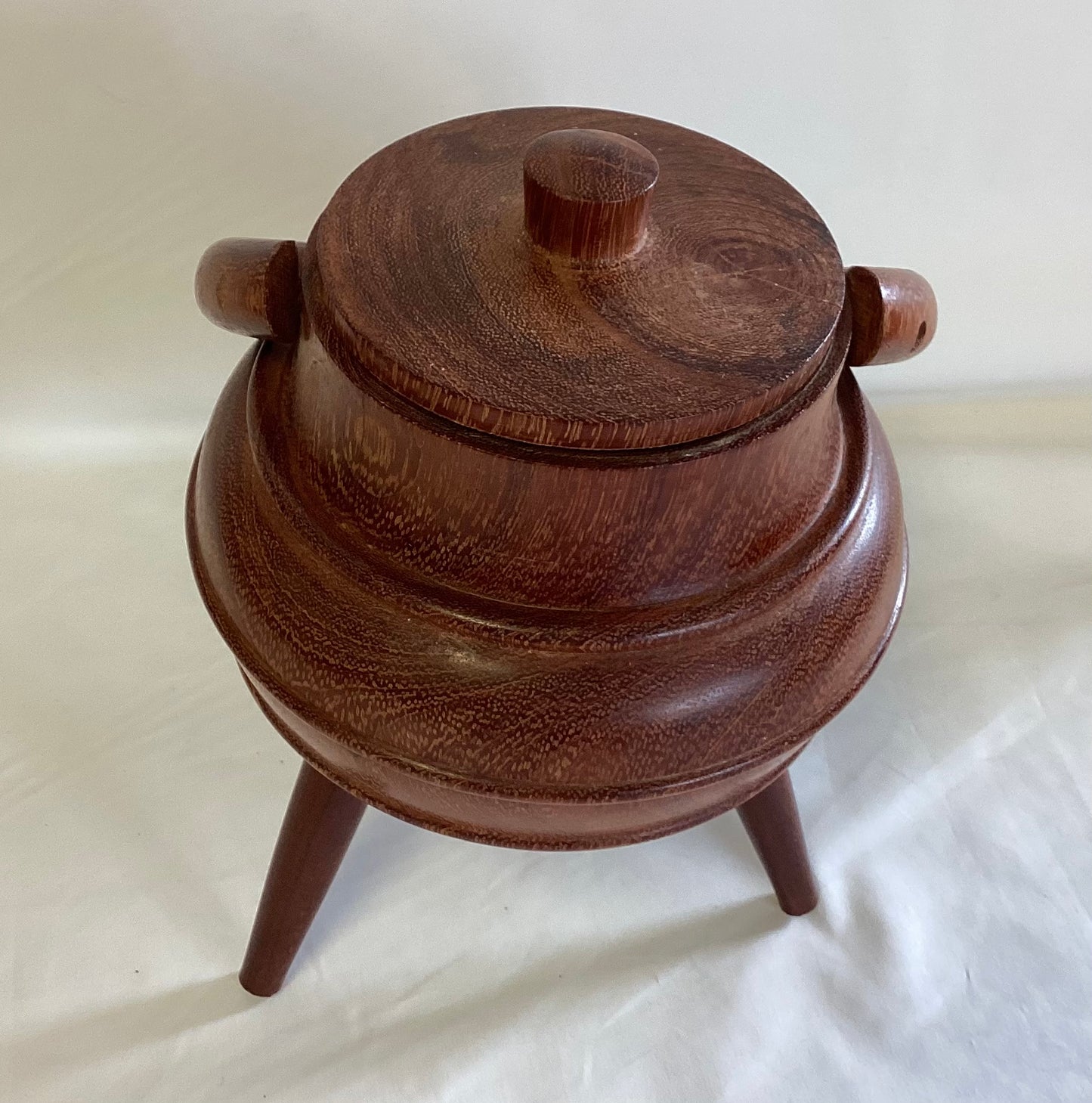 3 Legged Wooden Caldron