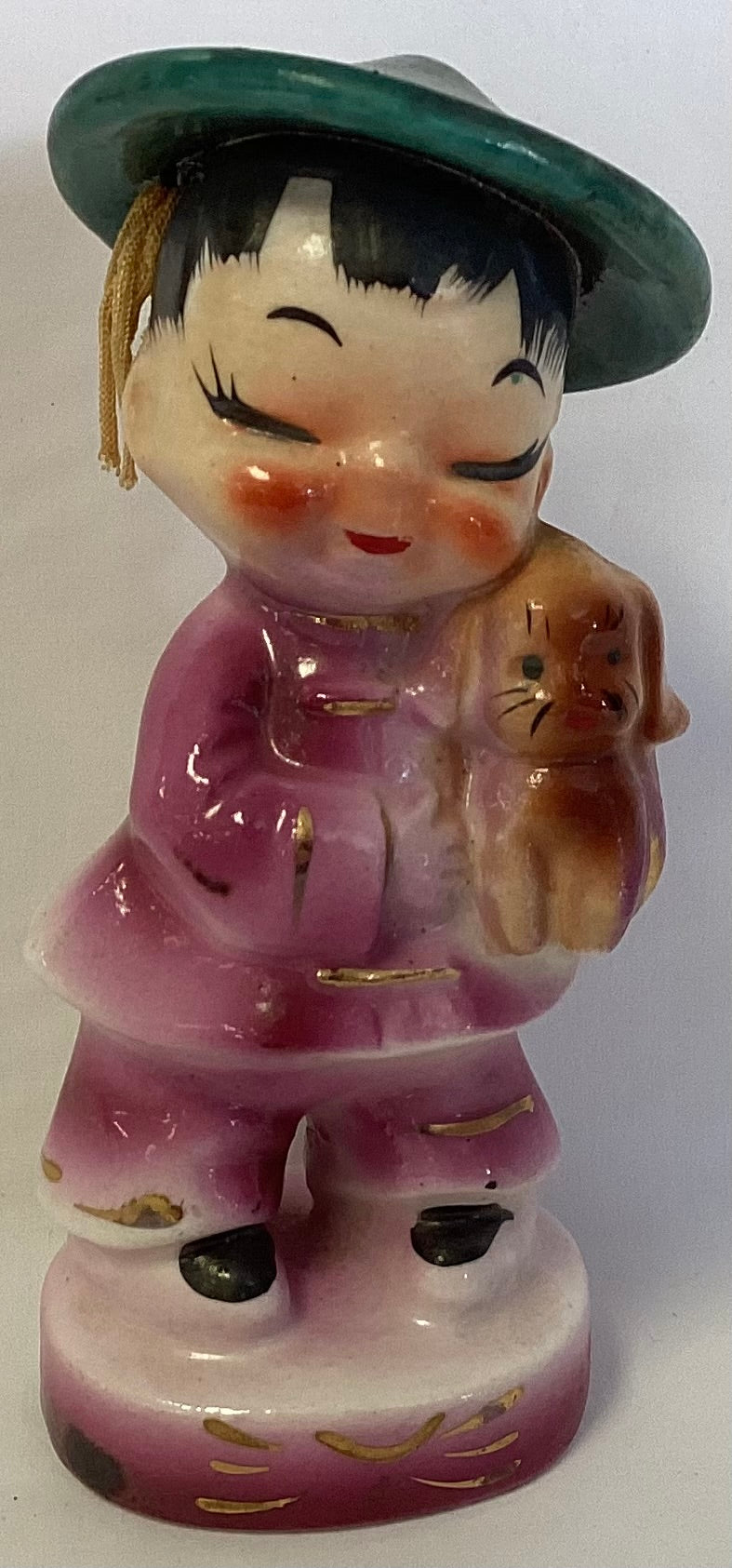 Antique Ceramic Asian Girl