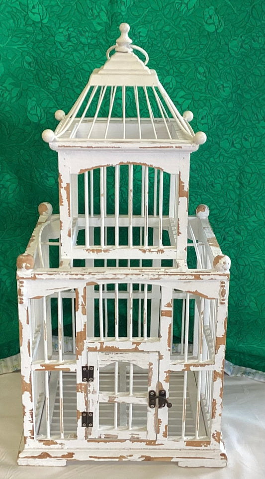 White Bird Cage