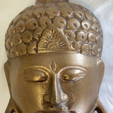 Brass Buddha Face Mask - vintage