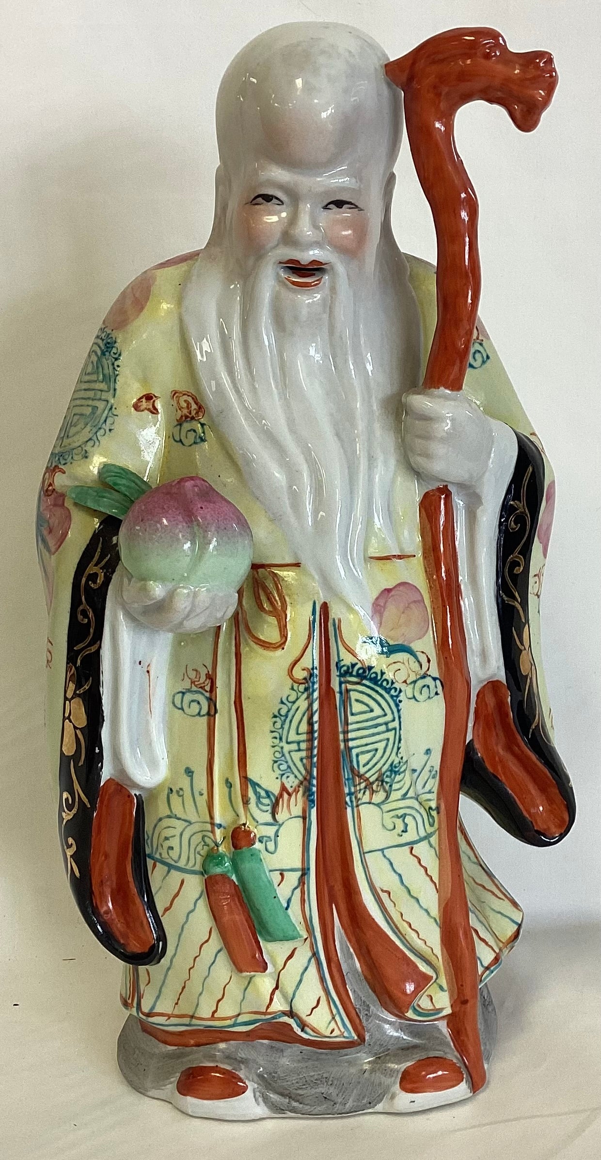 Chinese Ceramic “God of Longevity”