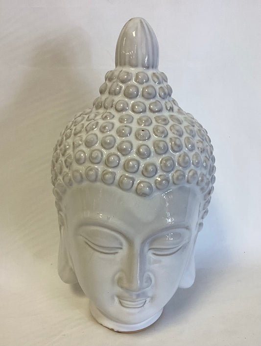 White Buddha Head