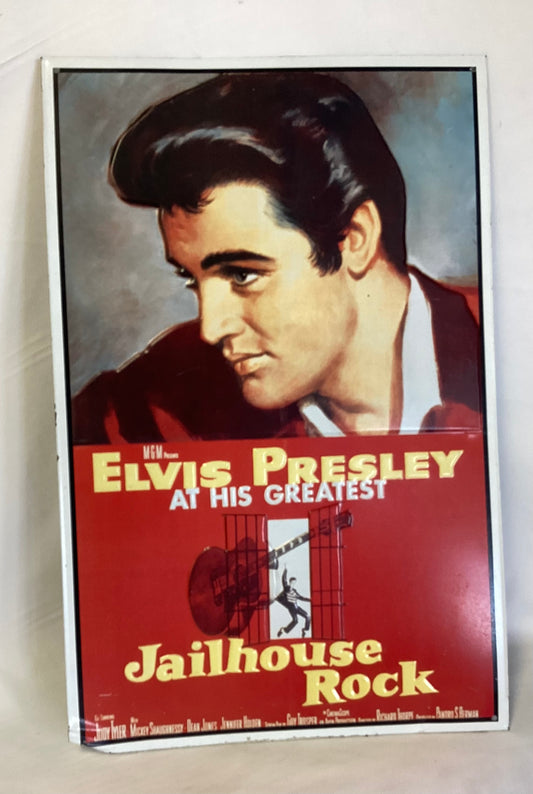 Elvis Jailhouse Rock Metal Sign