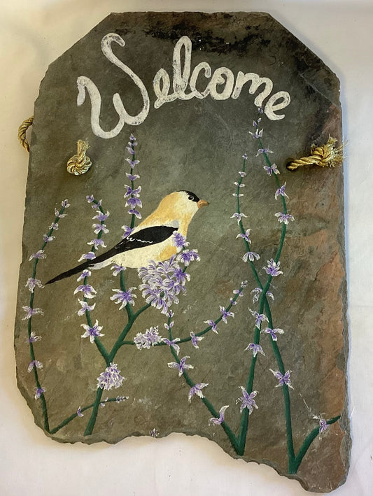 Slate Welcome Sign