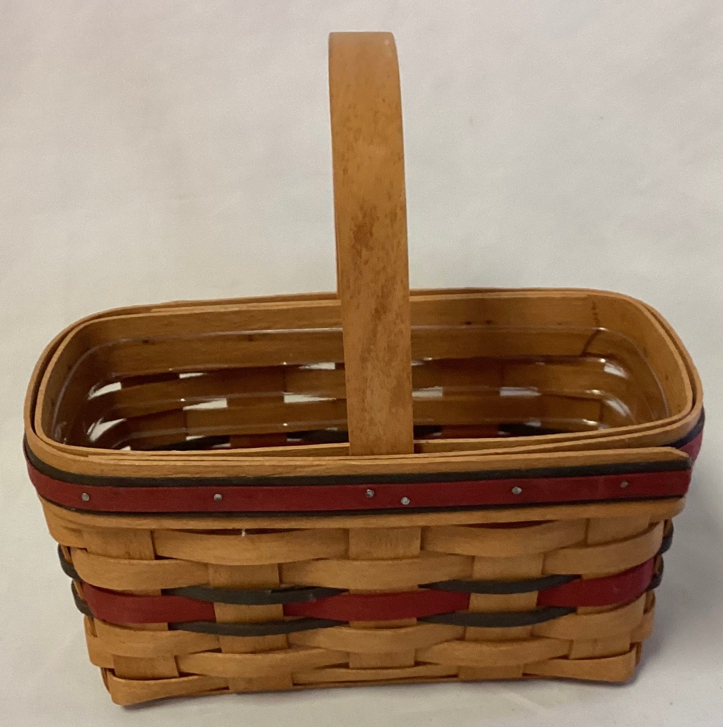 Longaberger 1994 Candle Basket w/handle and liner