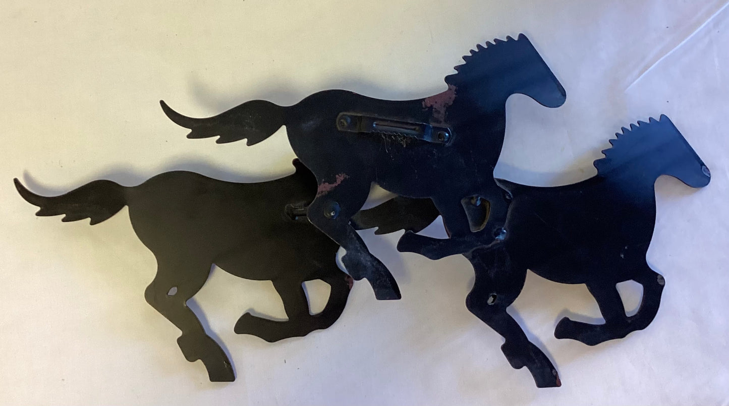 3D Running Horses Wall Decor