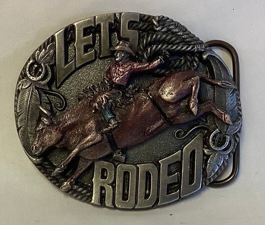 Belt Buckle - Let’s Rodeo