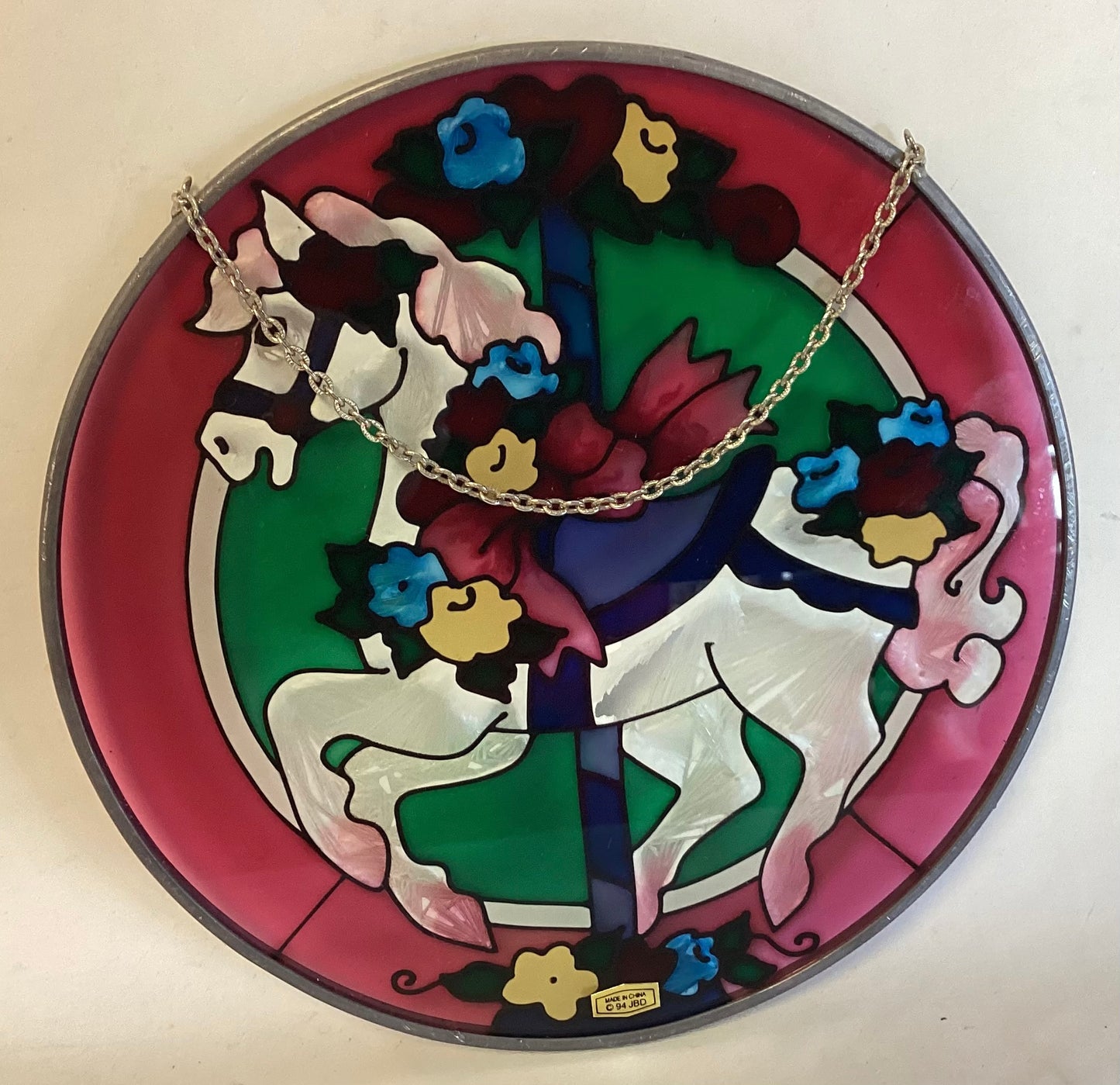 Stain Glass with Horse on it