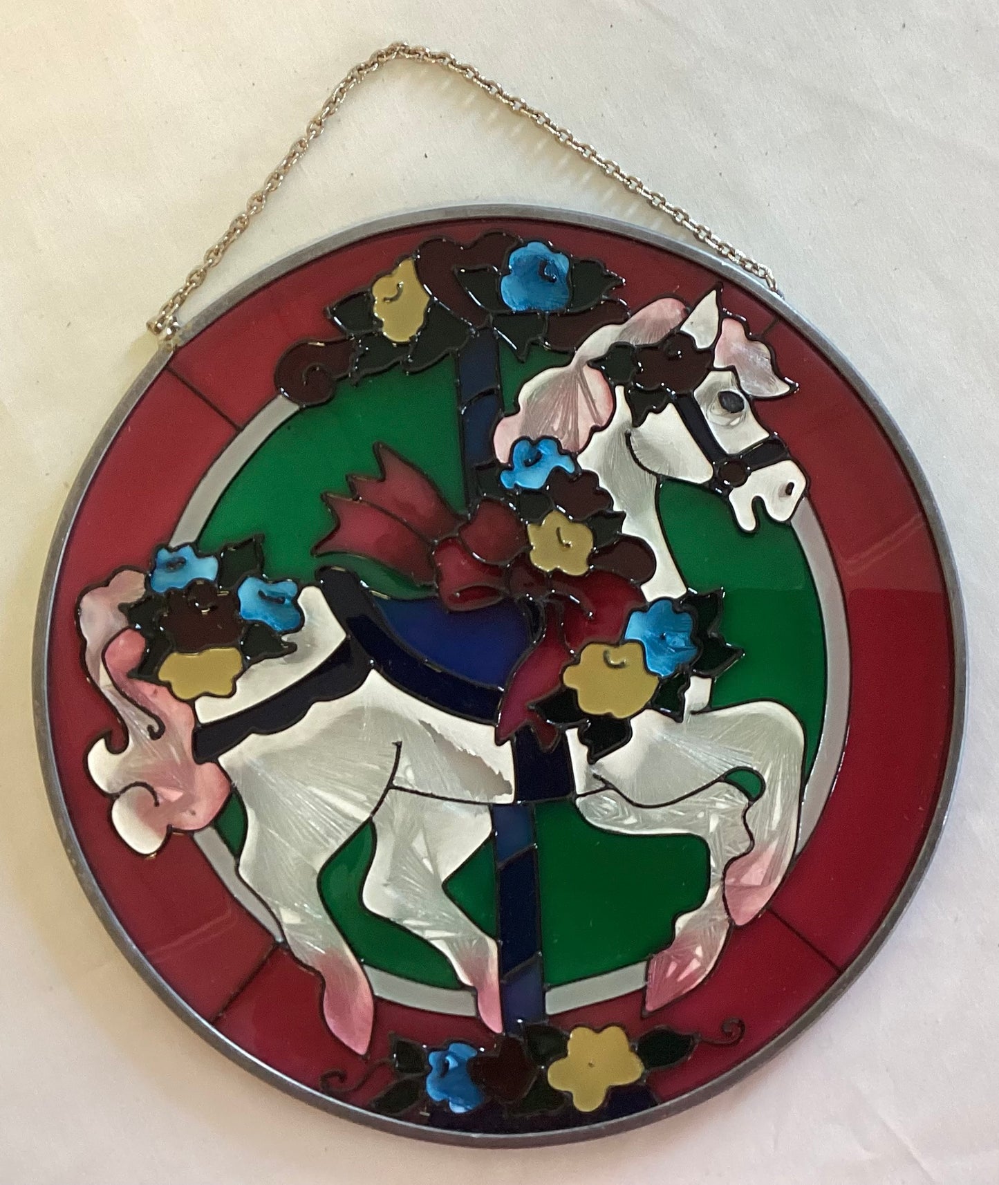 Stain Glass with Horse on it