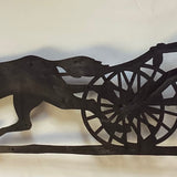 1970’s Racing Horse Sulky Buggy Wall Art