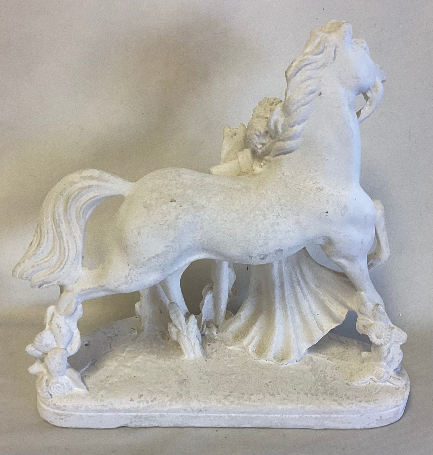 Salt Sculpture- Girl with Mare and Foal