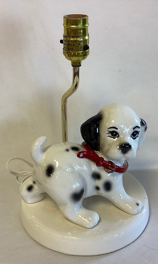 Dalmatian Lamp - vintage