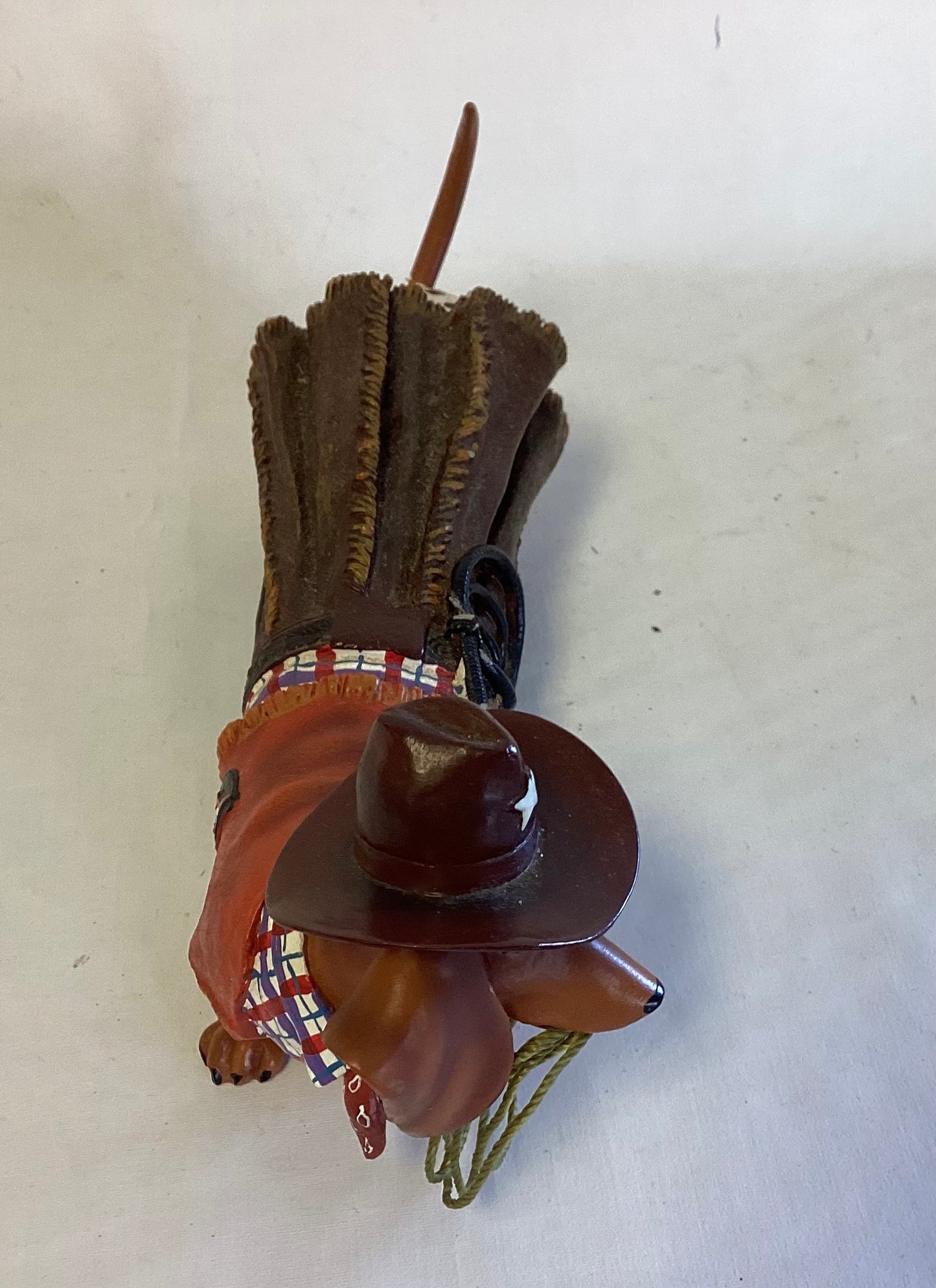 Hot Diggity Sheriff Wiener Dog Figurine