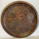 7 Piece Copper Tray w/Goblets