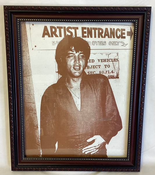 Framed Elvis Poster