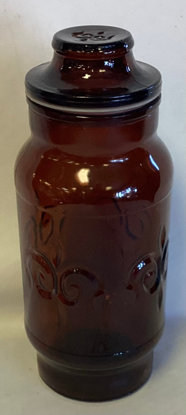 1970’s Honey Brown Apothecary Jar