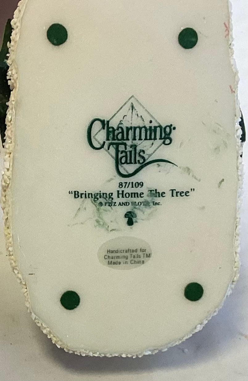 Charming Tails “Bringing Home The Tree”