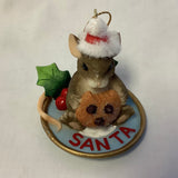 Charming Tails Cookie for Santa Ornament