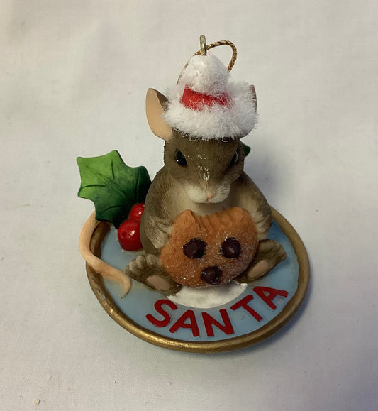 Charming Tails Cookie for Santa Ornament