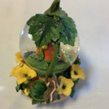 Charming Tails Pumpkin Harvest Snow Globe