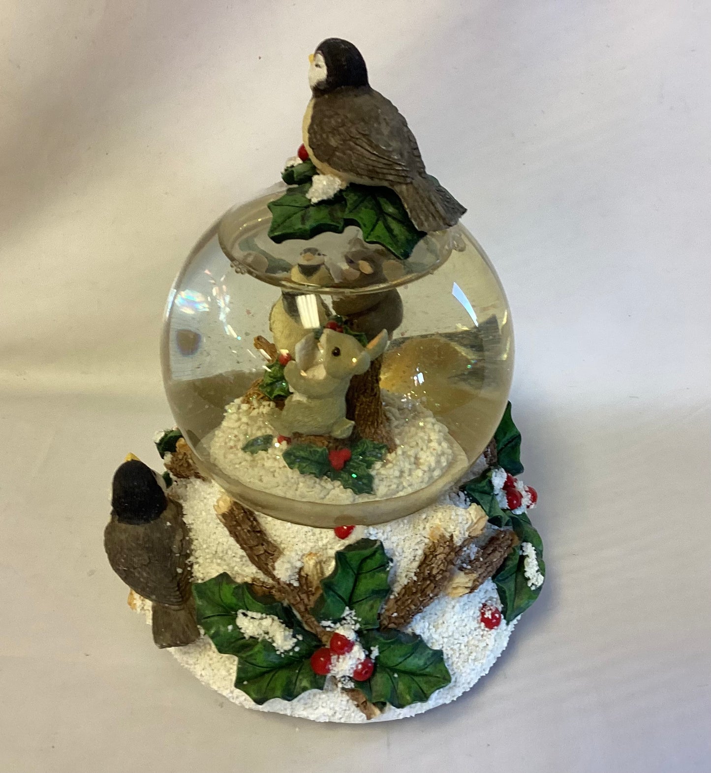 Charming Tails Everybody Sing Snow Globe