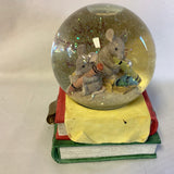 Charming Tails Letter to Santa Snow Globe