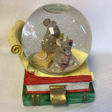 Charming Tails Letter to Santa Snow Globe