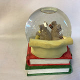 Charming Tails Letter to Santa Snow Globe