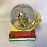 Charming Tails Letter to Santa Snow Globe