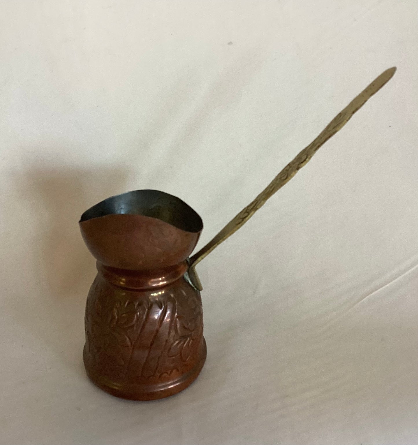 Copper & Brass Turkish Coffee Side Pourer