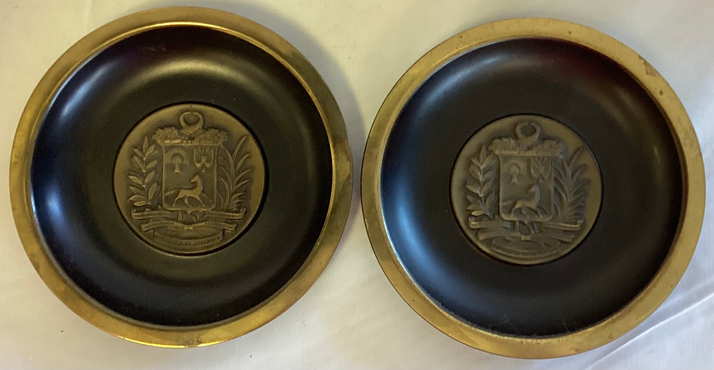 Venezuelan Coat of Arms Plates (set of 2)