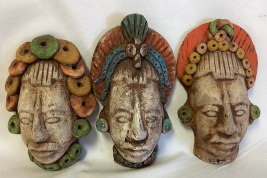 Tribal Faces - set of 3