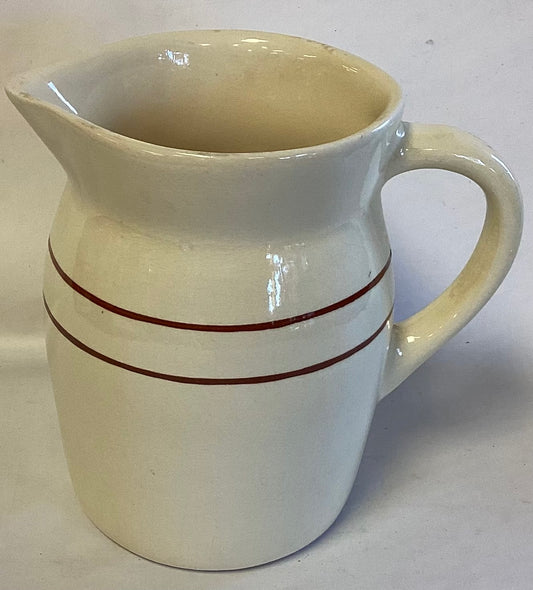 Hand Turned Pottery Milk Pitcher