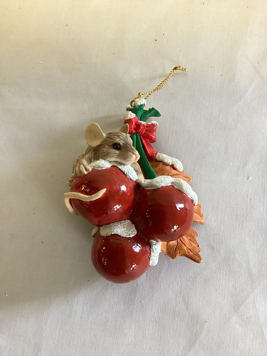 Charming Tails Berry Christmas Ornament