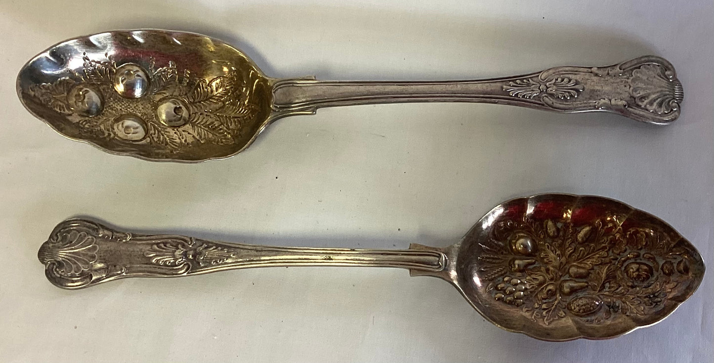 Pair of Spoons - Kings Silver Berry