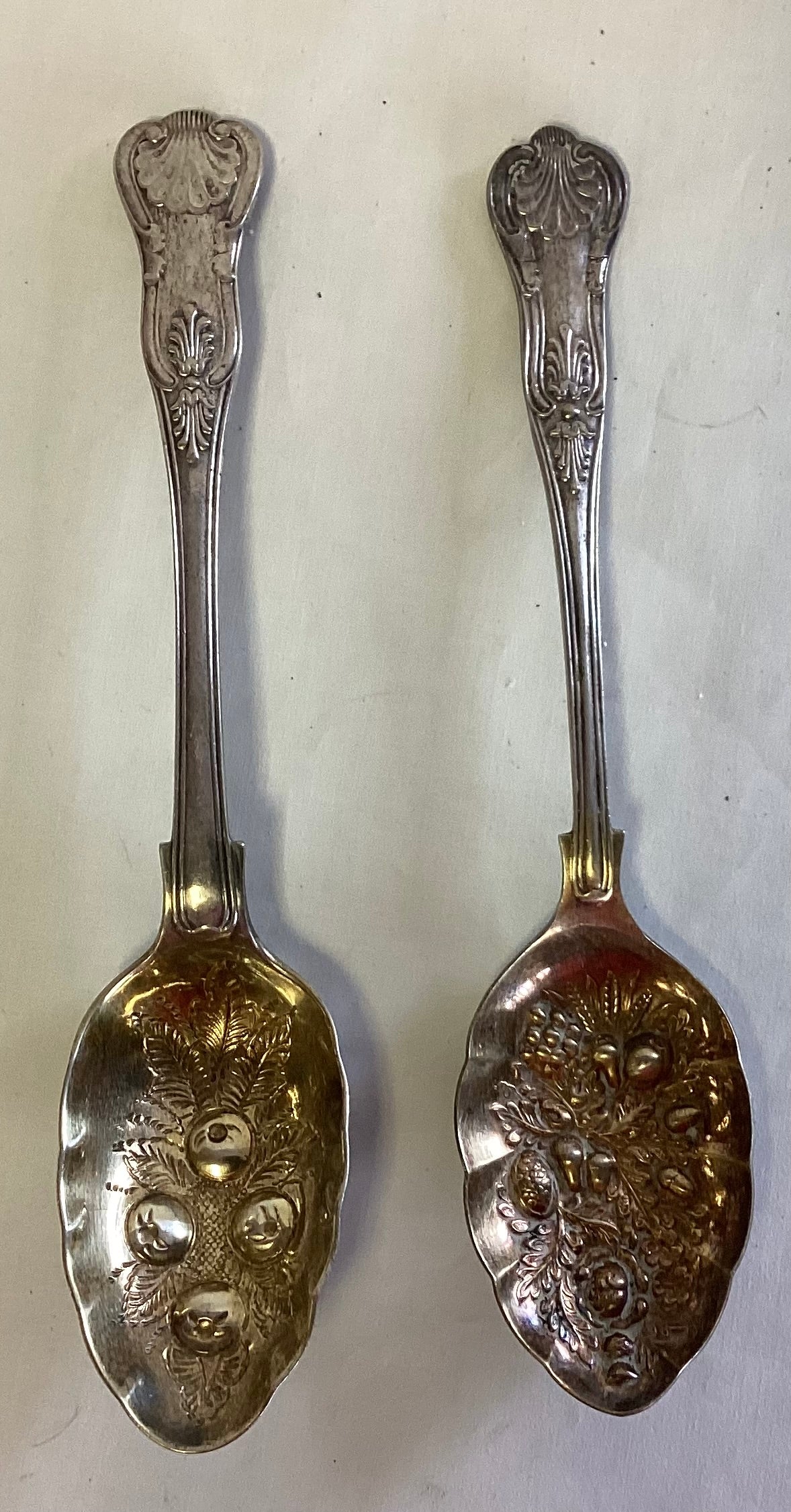 Pair of Spoons - Kings Silver Berry