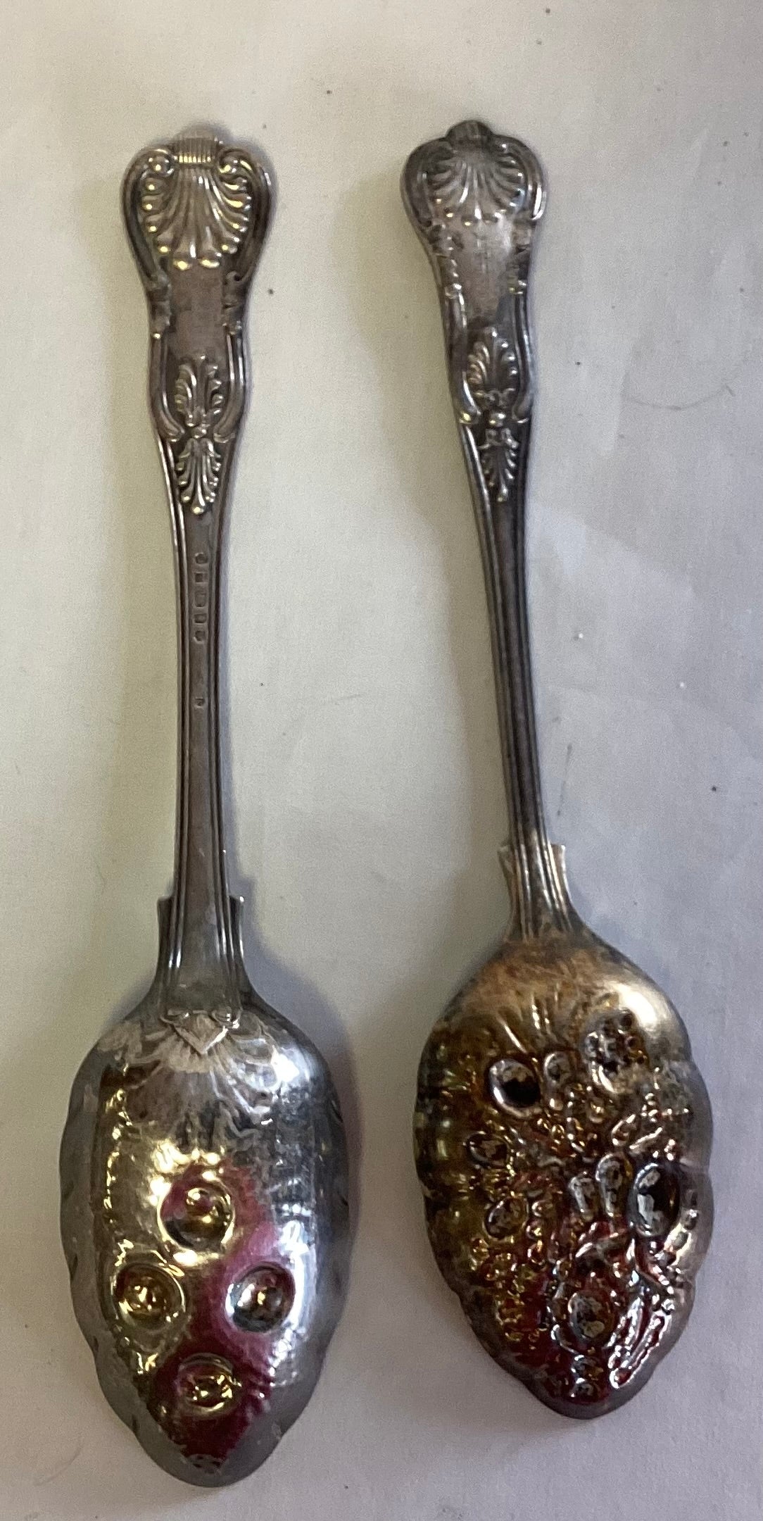 Pair of Spoons - Kings Silver Berry