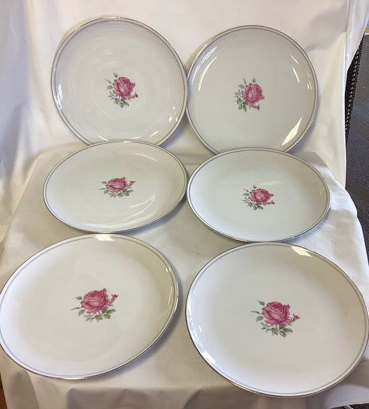 Imperial Rose - 6 piece Dinner Plates