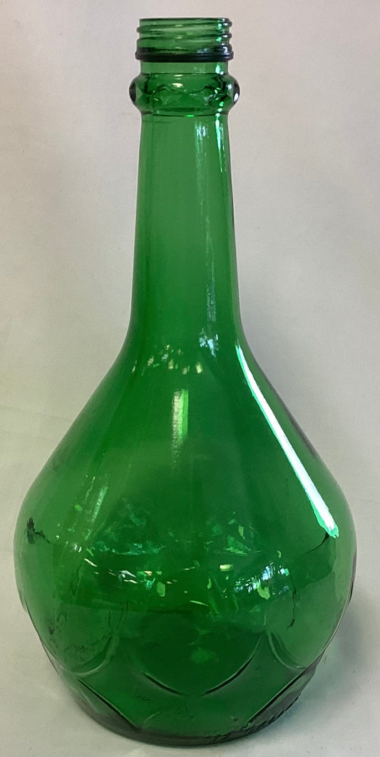 Green Glass Wine Bottle