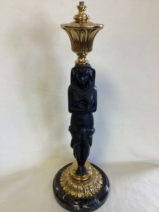 Vtg. Egyptian Queen Lamp Base