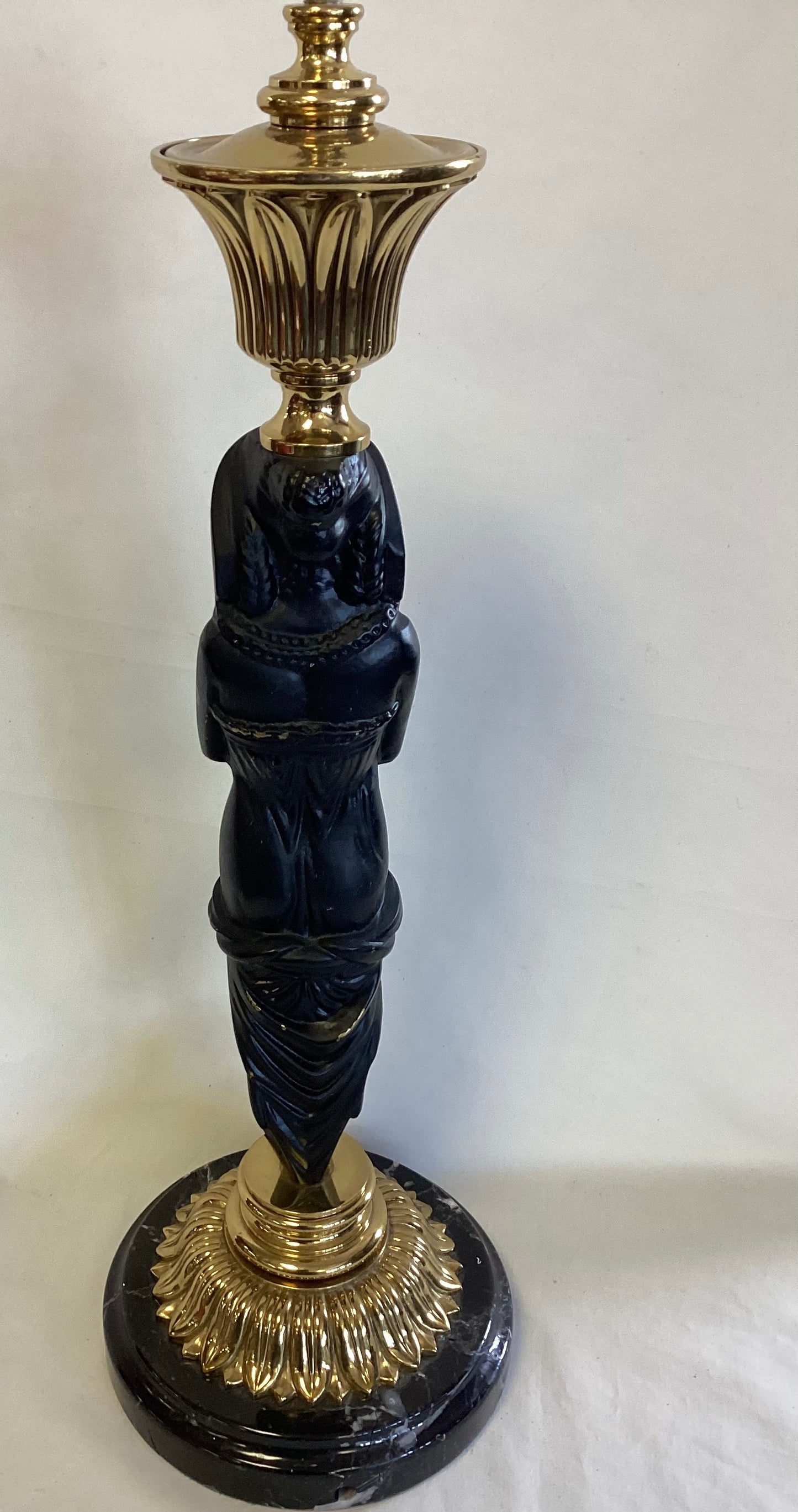 Vtg. Egyptian Queen Lamp Base