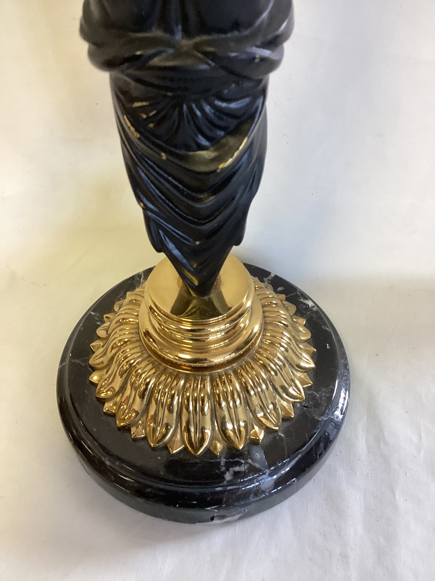 Vtg. Egyptian Queen Lamp Base