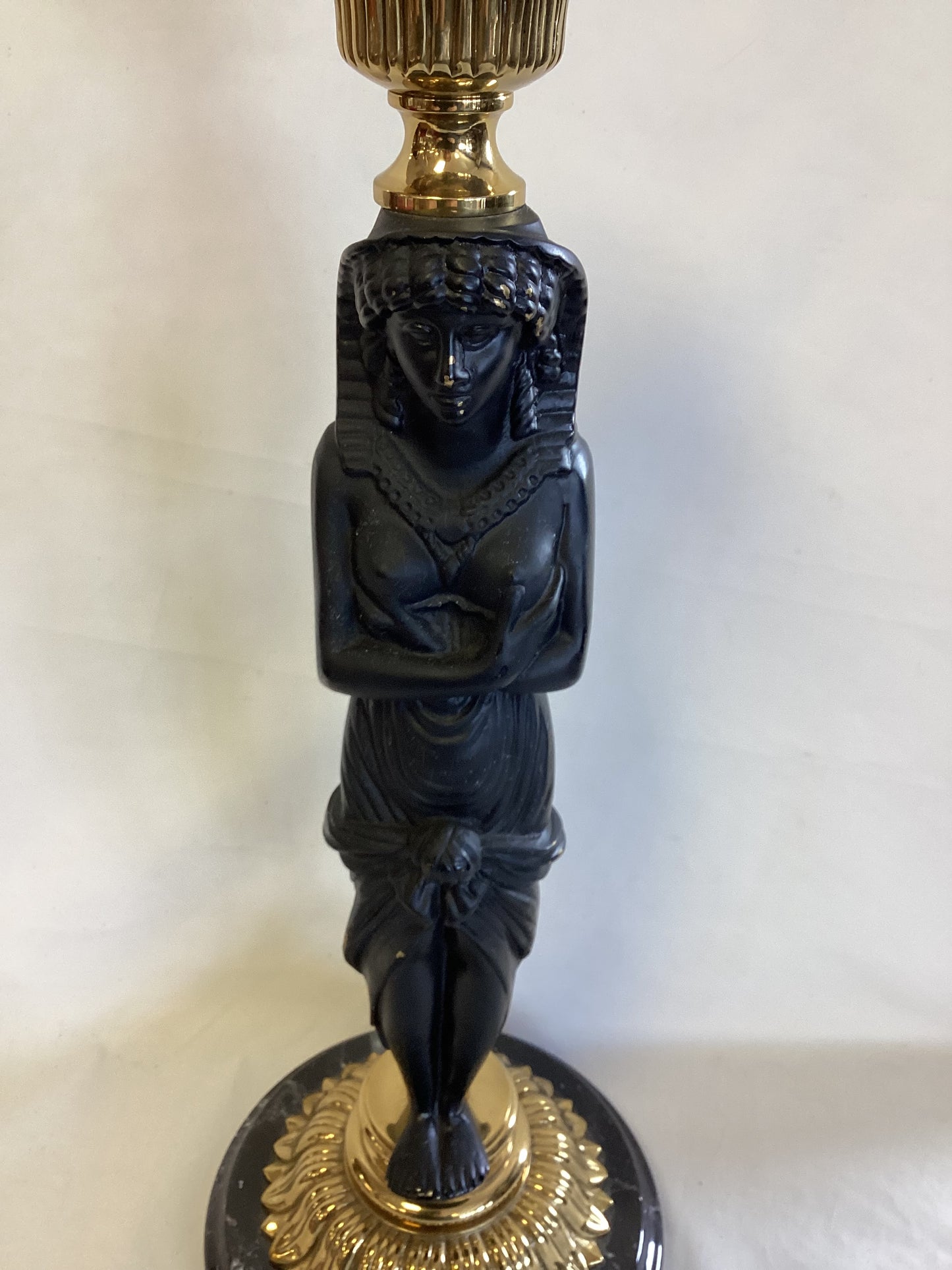 Vtg. Egyptian Queen Lamp Base