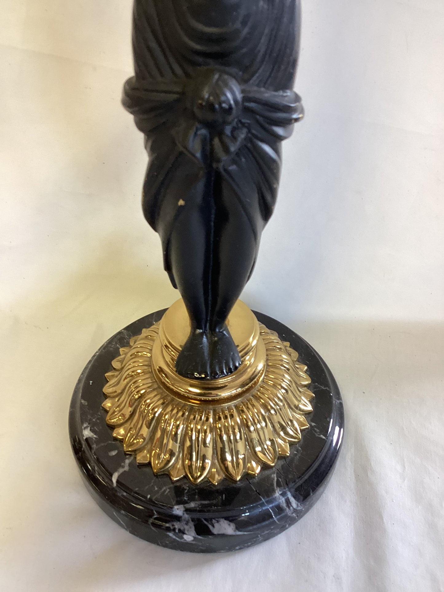 Vtg. Egyptian Queen Lamp Base